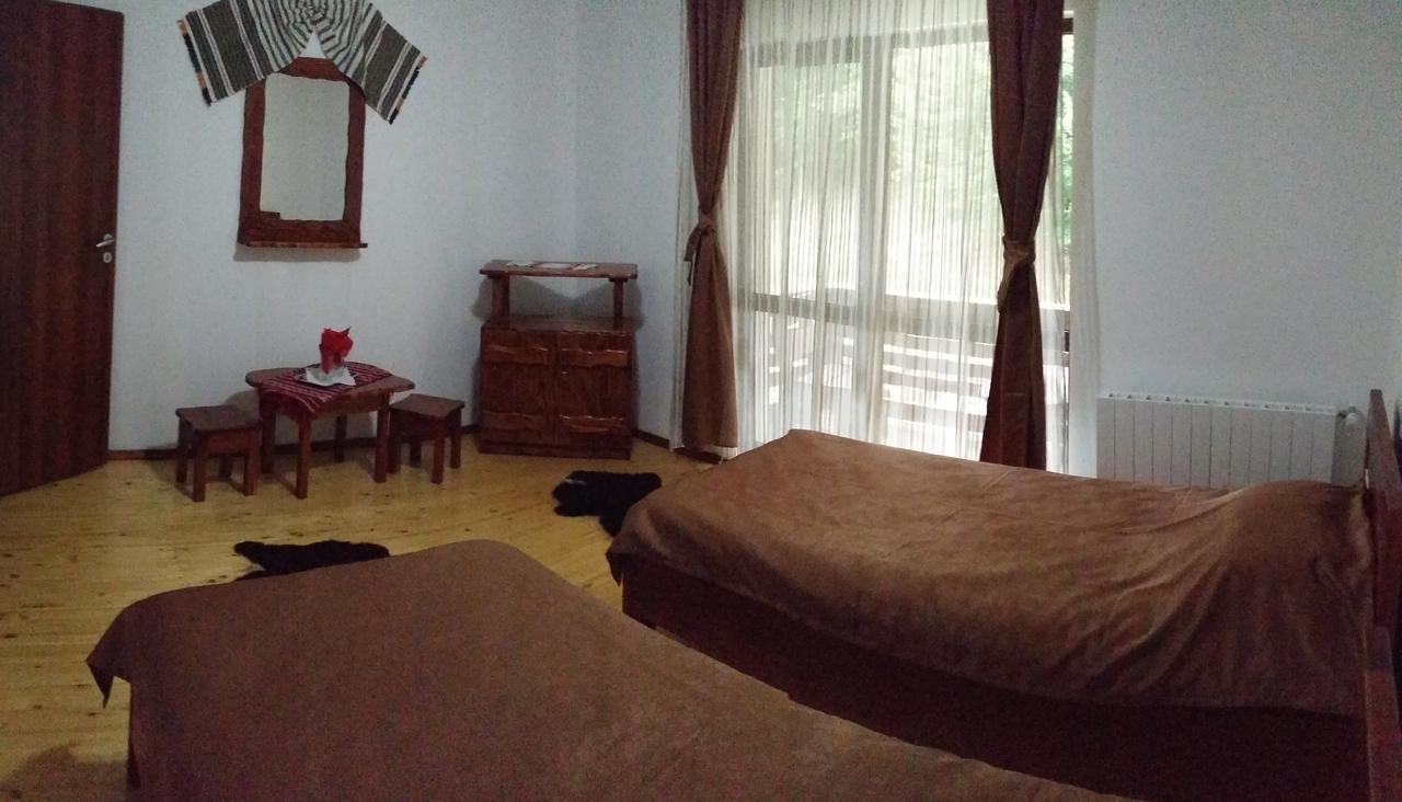 Cabana Barlogul Lupilor Villa Berevoesti Esterno foto